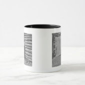 Cowboy, der einen Brief liest Tasse (Zentrum)