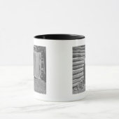 Cowboy, der einen Brief liest Tasse (Zentrum)