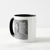 Cowboy, der einen Brief liest Tasse (Vorderseite Links)