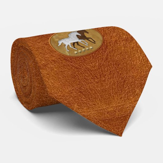 Cowboy, der formale Krawatte Wedding ist (Gerollt)