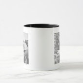 Cowboy, der Kaffee innerhalb des bunkhouse macht Tasse (Zentrum)