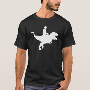 Cowboy, der T-Rex T - Shirt reitet