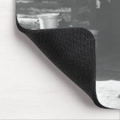 Cowboy, der von einer Peter Pan-Erdnussbutter Can. Mousepad (Ecke)