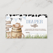 Cowboy Diaper Raffle Insert (Vorderseite)