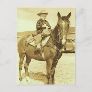 COWBOY DOUG POSTCARD / EINLADUNG POSTKARTE