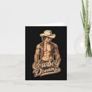 Cowboy Dreams Sticker Karte