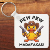 Cowboy Duck Sheriff Schlüsselanhänger (Vorderseite)