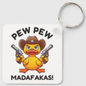 Cowboy Duck Sheriff Schlüsselanhänger (Rückseite)