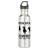 Cowboy Edelstahlflasche (Vorderseite)