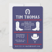 Cowboy-Einladung Einladung (Vorderseite)