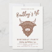 Cowboy-Einladung | Einladung der Kuh | WESTERN (Vorderseite)