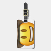 Cowboy emoji Gesicht Gepäckanhänger (Vorderseite vertikal)