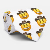 Cowboy emoji Gesicht Krawatte (Gerollt)