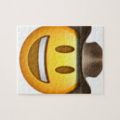 Cowboy-Emoji-Gesicht Puzzle (Horizontal)