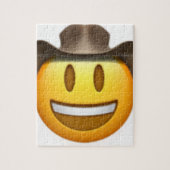 Cowboy-Emoji-Gesicht Puzzle (Vertikal)