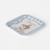 Cowboy erste Rodeo-Geburtstag  Pappteller (Gewinkelt)