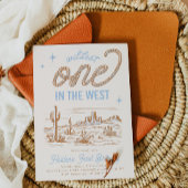 Cowboy Erstgeburt Einladung