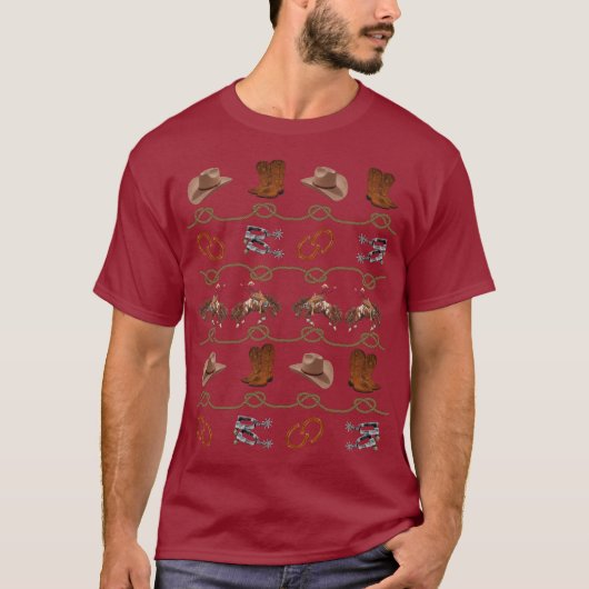 Cowboy Essentials Bronco Buster T-Shirt (Vorderseite)
