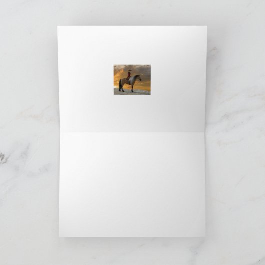 Cowboy Ethan Dankeskarte (Innenseite)