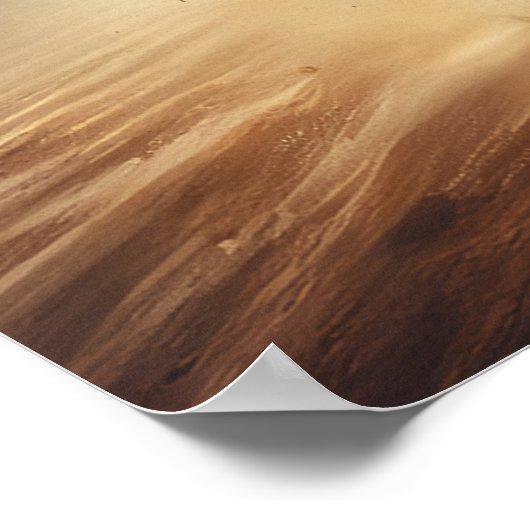 Cowboy fährt einen Bullen Poster (Ecke)