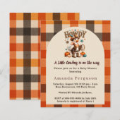 Cowboy-Fall-Western-Gans-Baby-Shower-Einladung (Vorne/Hinten)