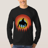 COWBOY FARBIGER SONNENSET T - Shirt (Vorderseite)