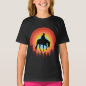 COWBOY FARBIGER SONNENSET T - Shirt (Vorderseite)