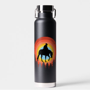 COWBOY FARBIGER SONNENUNTERGANG TRINKFLASCHE