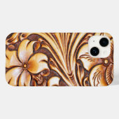 Cowboy Fashion Western Country Tooled Leder Case-Mate iPhone Hülle (Rückseite (Horizontal))