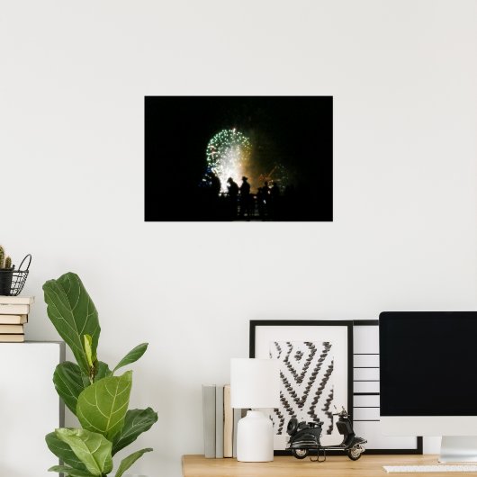 Cowboy Fireworks Poster (Heimbüro)