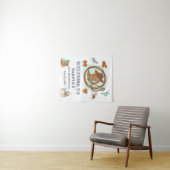 Cowboy First Birthday Party Willkommen Wandteppich (Beispiel (Horizontal))