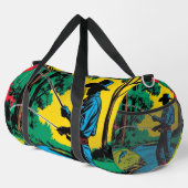 Cowboy-Fischer am Flussufer Duffle Bag (Rechte Ecke)