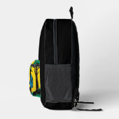 Cowboy Fisherman on Riverbank Bedruckter Rucksack (Rechts)