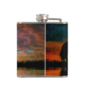 Cowboy Flask Flachmann (Rückseite)