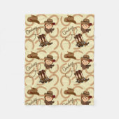 Cowboy Fleecedecke (Vorderseite)