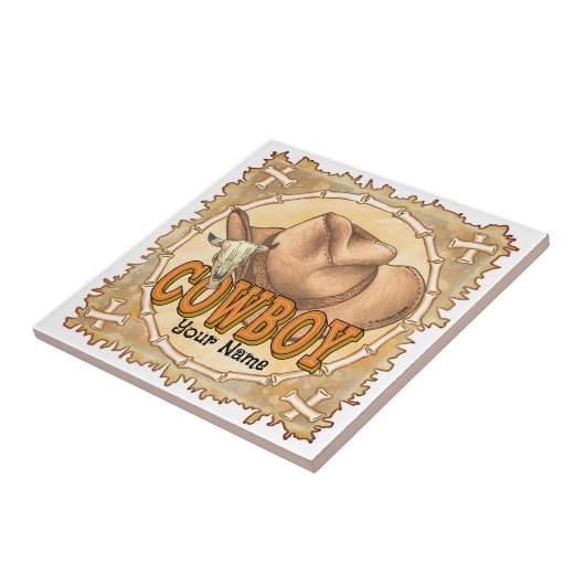 Cowboy Fliese (Seite)