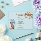 COWBOY FLORAL BRAUTPARTY ACRYLEINLADUNGEN (In Situ (Hochzeit))