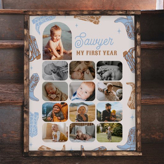 Cowboy-Foto-Poster Poster