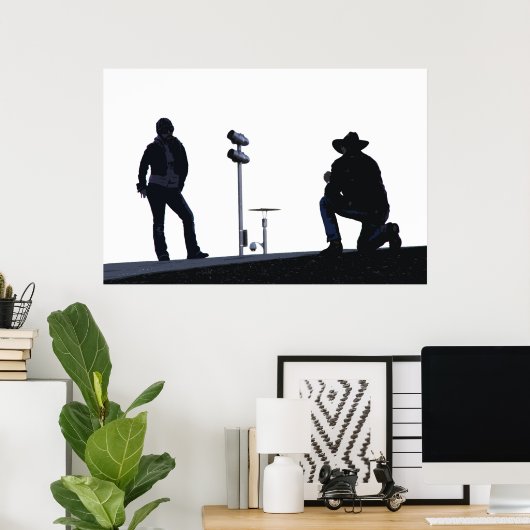 Cowboy Fotograf Poster (Heimbüro)