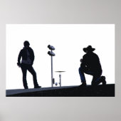 Cowboy Fotograf Poster (Vorne)
