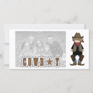 Cowboy-Fotokarte