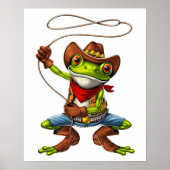 Cowboy Frog Poster (Vorne)