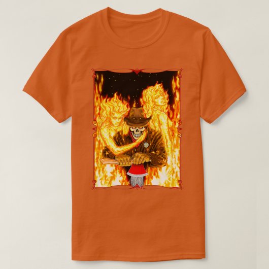 Cowboy From Hell with Axe T-Shirt (Design vorne)