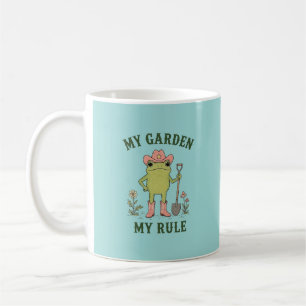 Cowboy Frosch Gärtnern Mein Garten Meine Regel Kaffeetasse