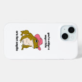 Cowboy Frosch Meme Smart Fella oder Fart Smella Case-Mate iPhone Hülle (Rückseite (Horizontal))