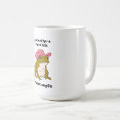 Cowboy Frosch Meme Smart Fella oder Fart Smella Kaffeetasse (VorderseiteRechts)