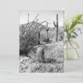 Cowboy Garden (AZ Sonoran Desert) laden Einladung (Stehend Vorderseite)