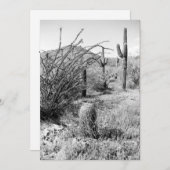 Cowboy Garden (AZ Sonoran Desert) laden Einladung (Vorne/Hinten)