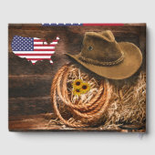 Cowboy Gästebuch (Rückseite)