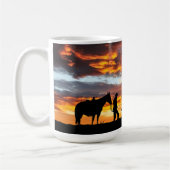 Cowboy Gebet Kaffeemaschine Tasse (Links)